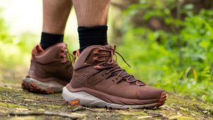 Outdoor Shoes give support to foots on hiking
